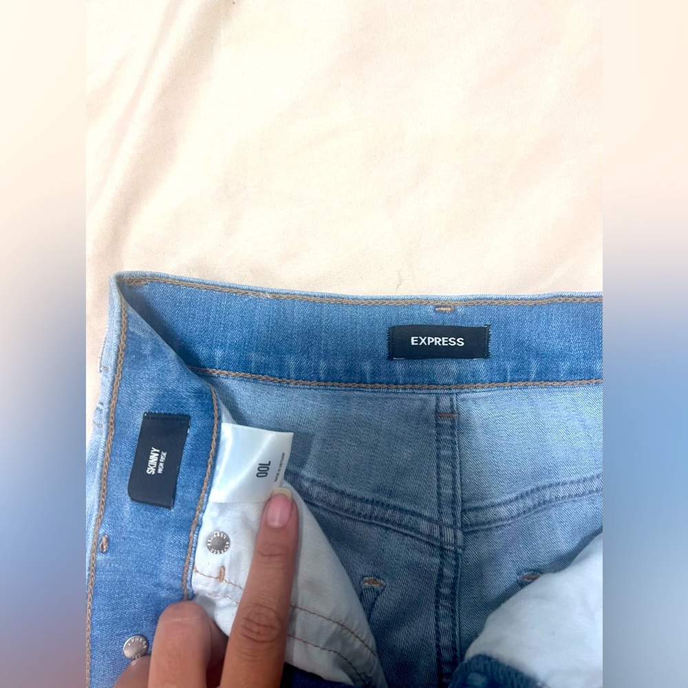 Express Jeans, light blue size 00L